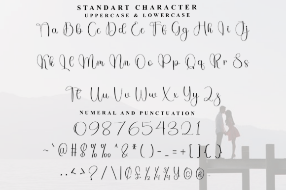 Christmas Background Font - Preview 4
