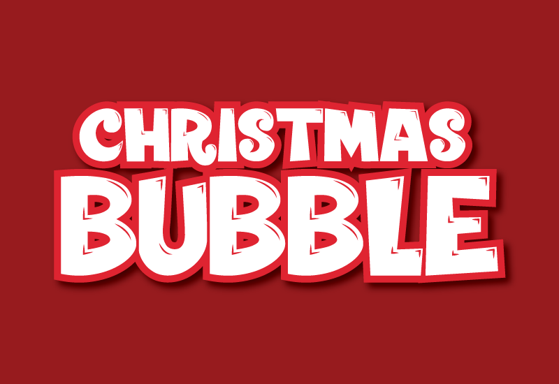 Christmas Bubble Font - photo 2