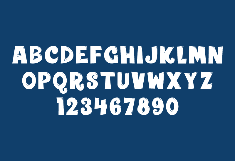 Christmas Bubble Font - photo 3
