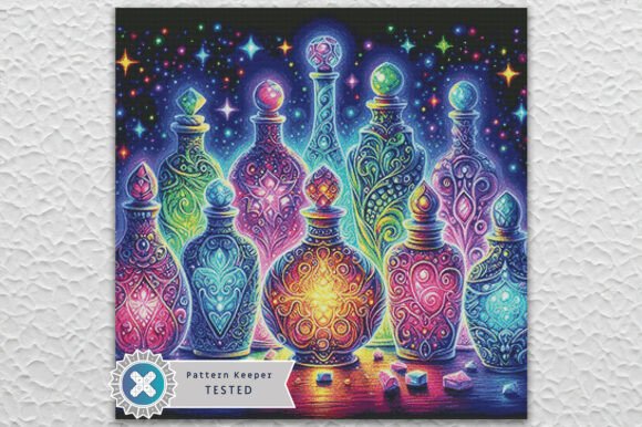 Colorful Cross Stitch Pattern PDF