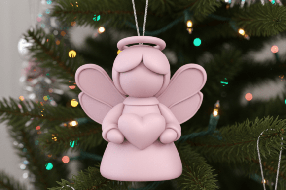 Cute Christmas Angel Figure Set - Image 3