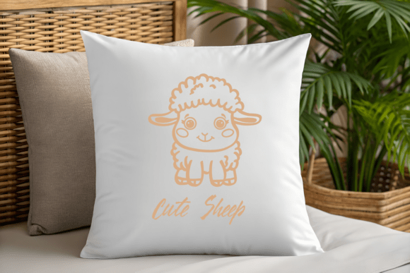 Cute Sheeps Font PNG with transparent background - Preview 4