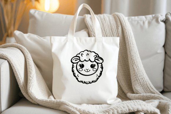 Cute Sheeps Font PNG with transparent background - Preview 5