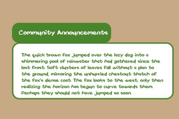 Cutemerry Font - Preview 1