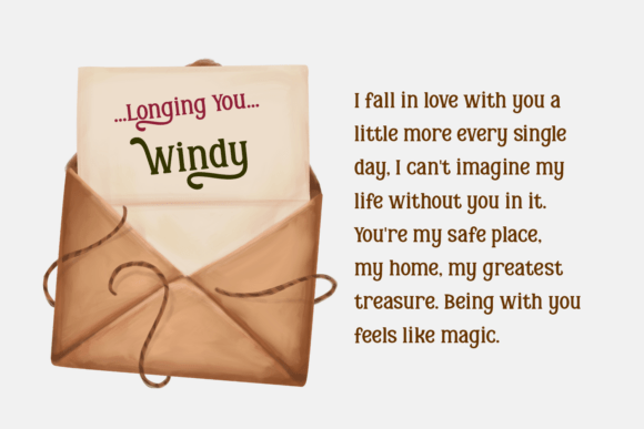 Family Vintage Font PNG with transparent background - Preview 3