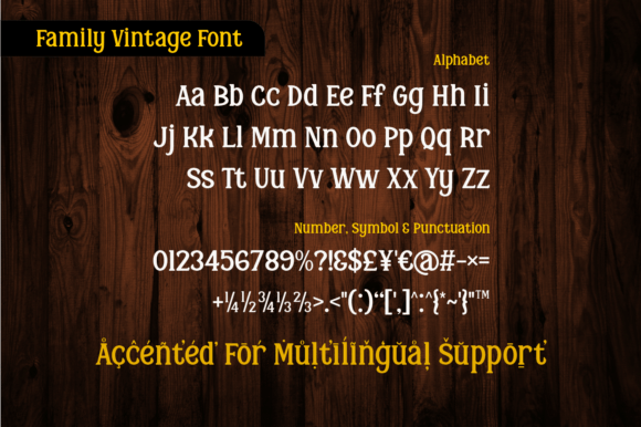 Family Vintage Font - Preview 5