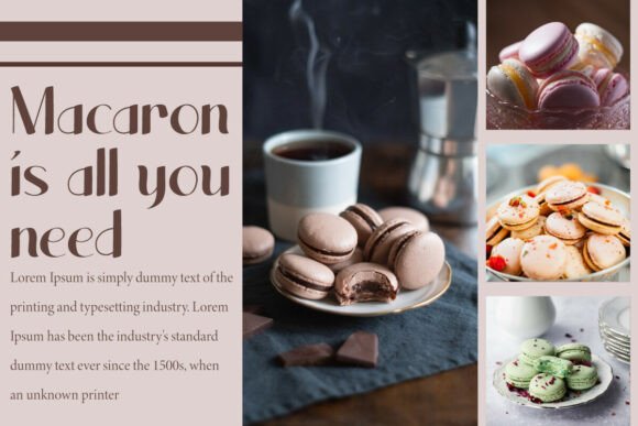 Fancy Flavour Font PNG with transparent background - Preview 4