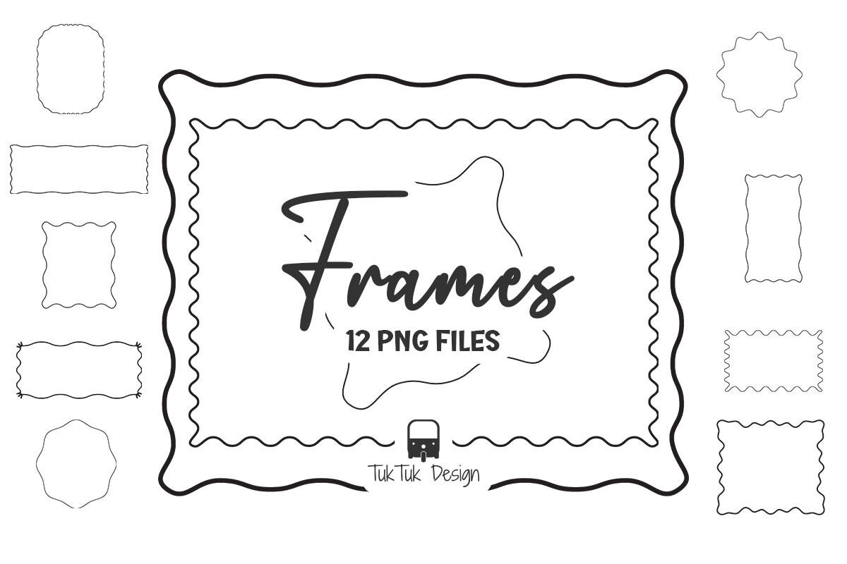 Frame Border, Decorative Element SVG PNG