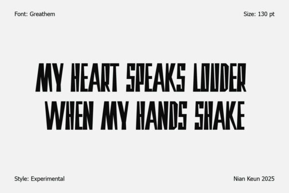Greathem Font - Preview 4
