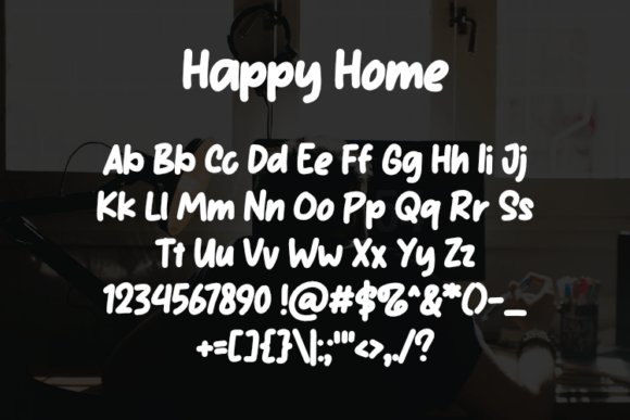 Happy Home Font - Preview 1