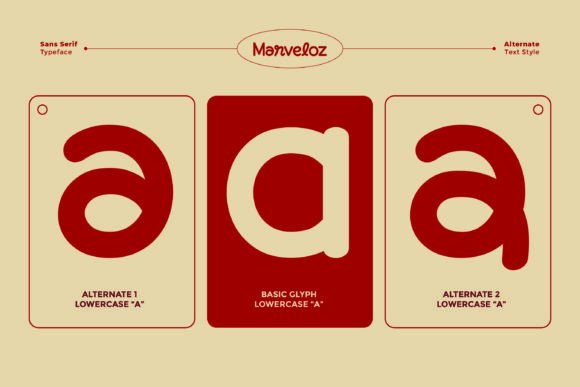 Marveloz Font PNG with transparent background - Preview 3