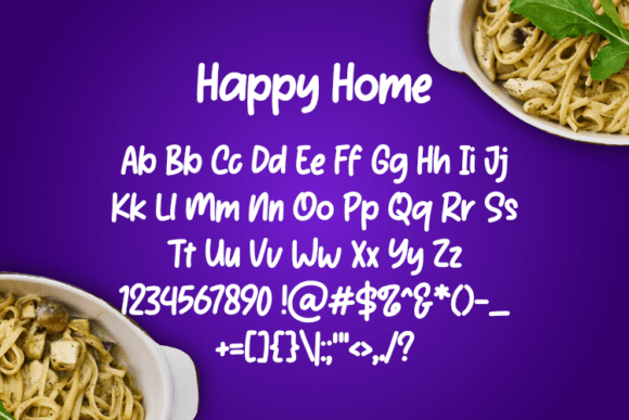 Mie Enak Font PNG with transparent background - Preview 1