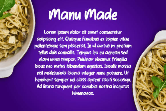 Mie Enak Font PNG with transparent background - Preview 2