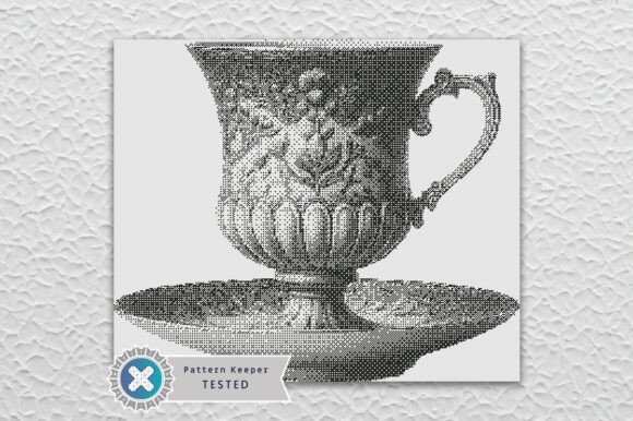 Monochrome Cross Stitch Pattern PDF