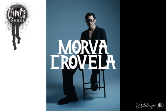 Morva Crovela Font PNG with transparent background - Preview 2
