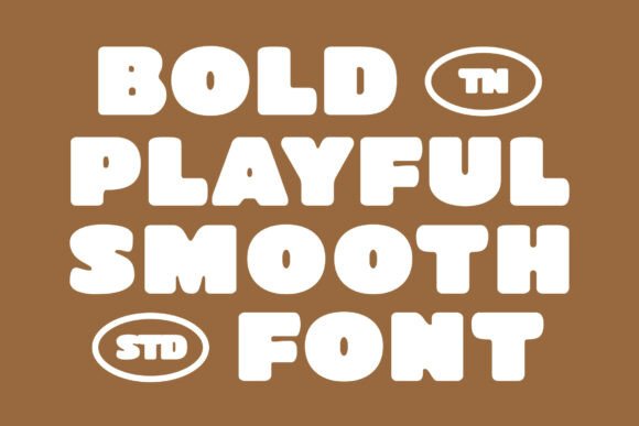 Nobark Font PNG with transparent background - Preview 2