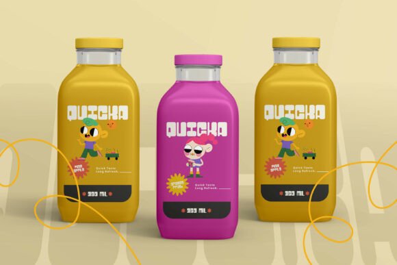 Quicka Font PNG with transparent background - Preview 2