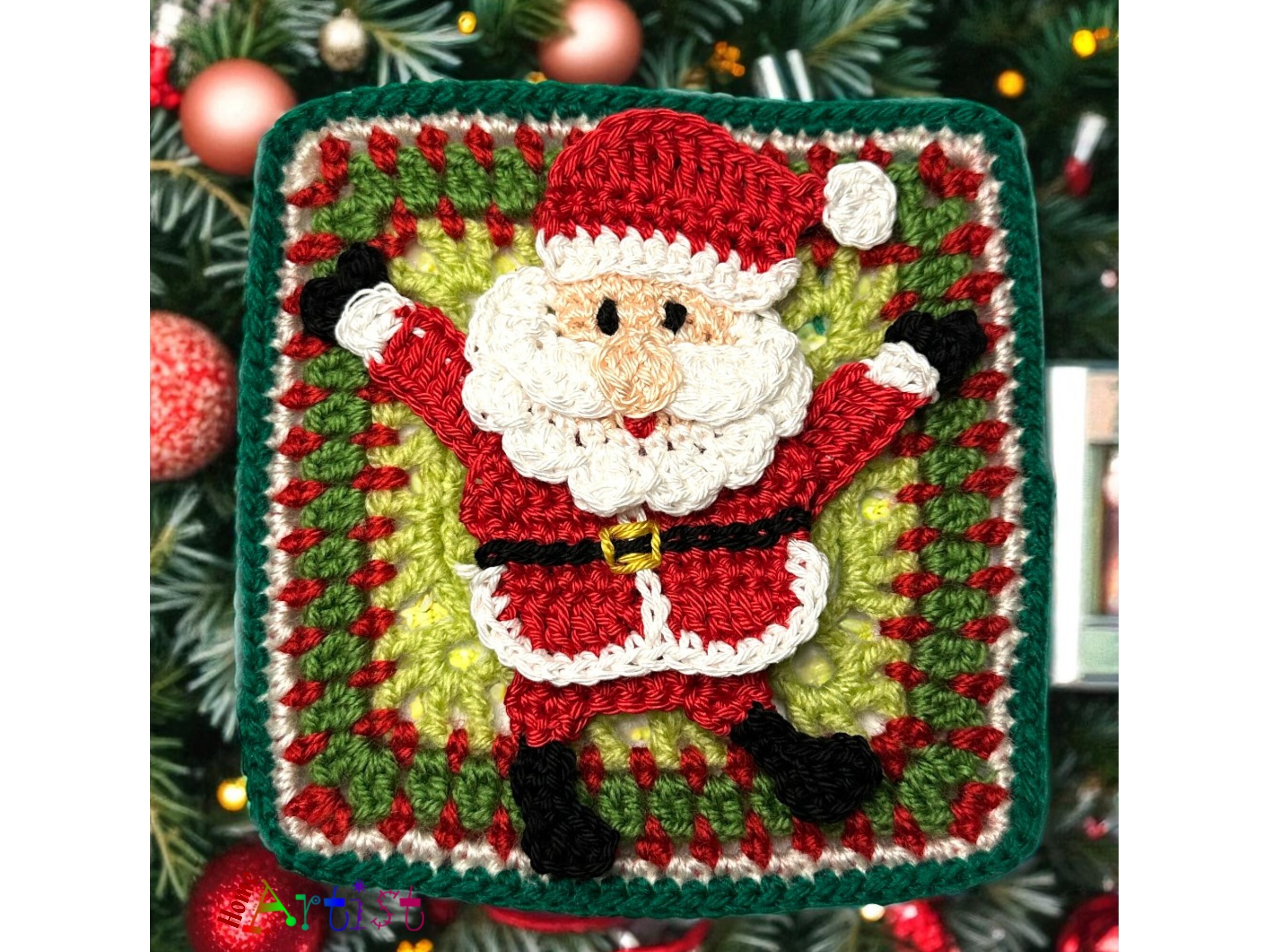 Santa Claus Granny Square Crochet