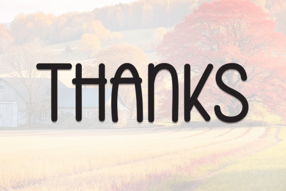 Autumn Farmhouse Font - Preview 6