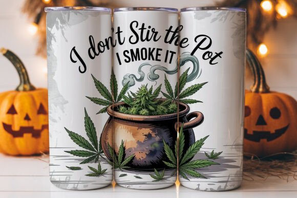 Cannabis Cauldron 20oz Tumbler Wrap