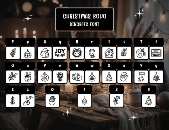 Christmas Boho Font - Preview 2