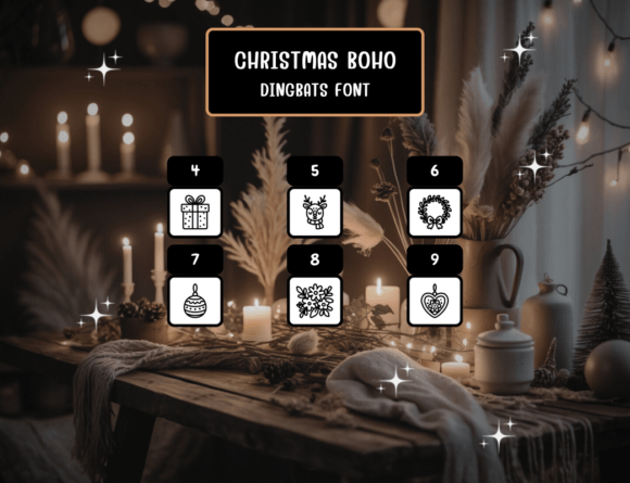 Christmas Boho Font - Preview 3