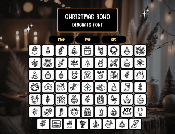 Christmas Boho Font - Preview 4