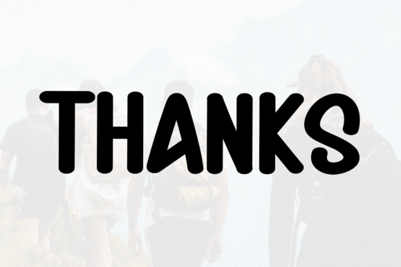 Christmas Hiking Font PNG with transparent background - Preview 4