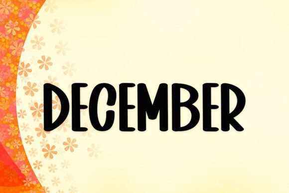 Christmas Minimalist Font - Preview 1