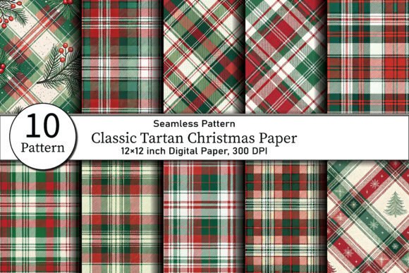 Classic Tartan Christmas Paper