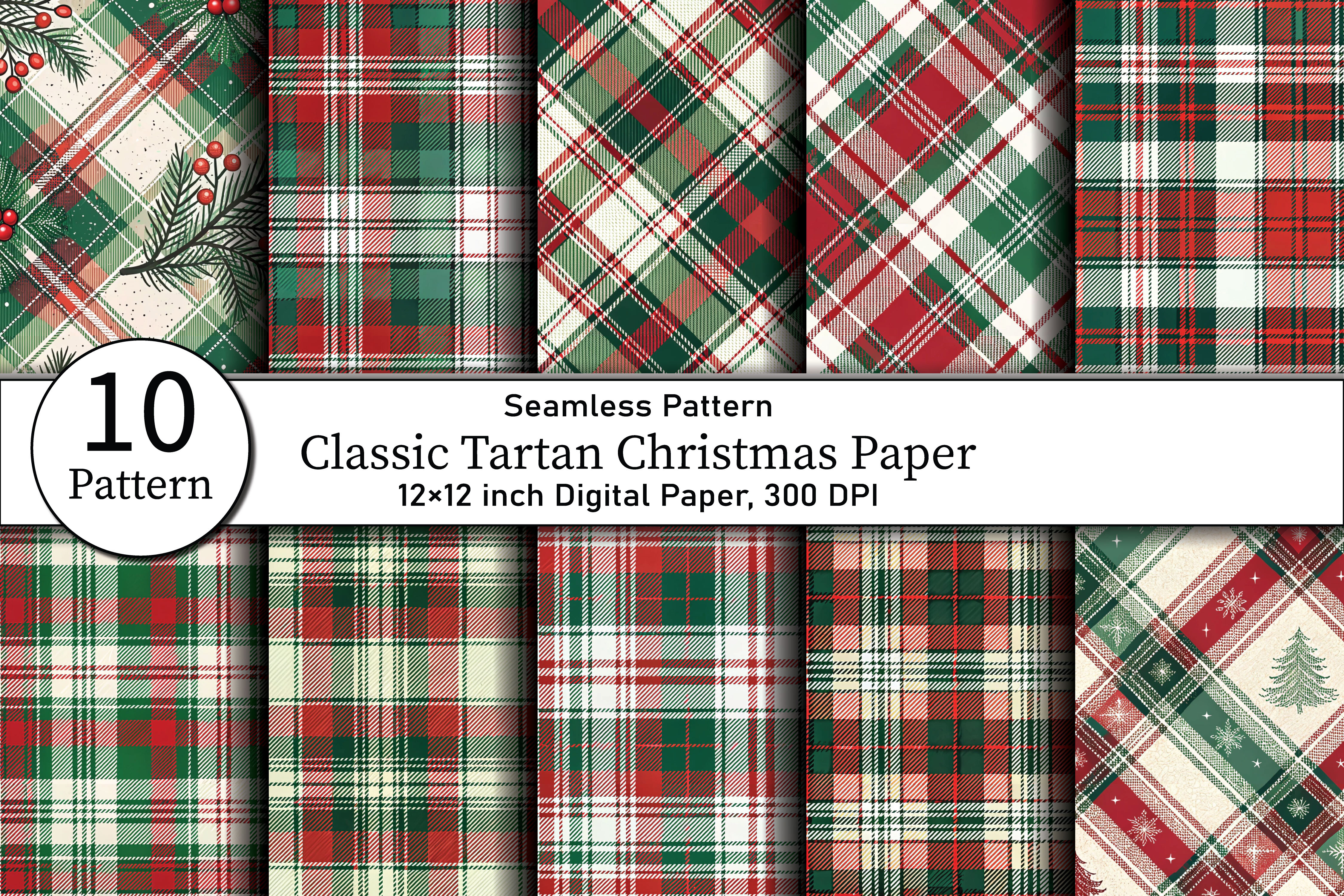 Classic Tartan Christmas Paper