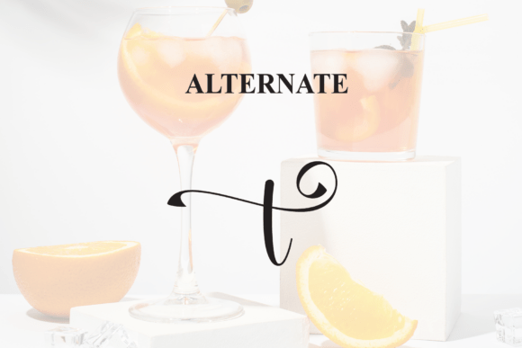 Cocktail Font - Preview 6