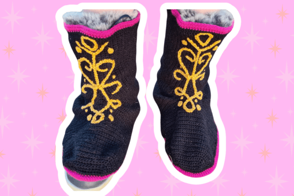 Crochet Boot Covers Pattern