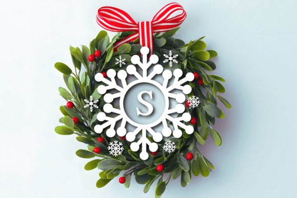 Crystal Snow Monogram Font - Preview 2
