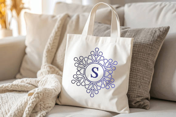 Crystal Snow Monogram Font - Preview 4
