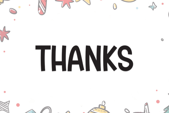 Doodle Christmas Font - Preview 6