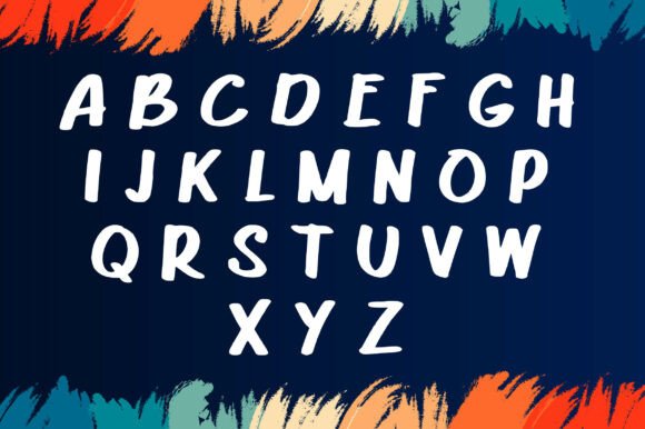 Ebbrush Font - Preview 1