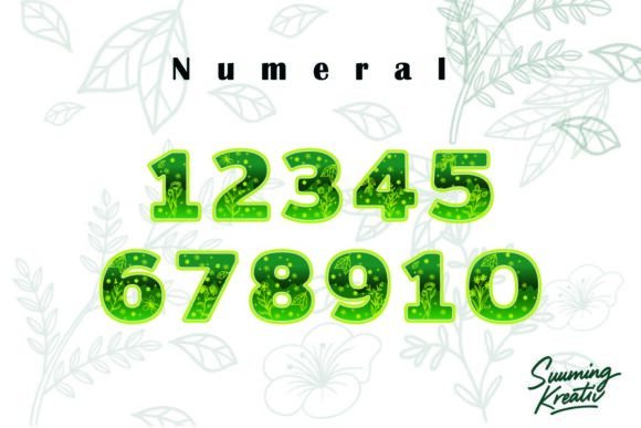 Flory Forest Font - Preview 3