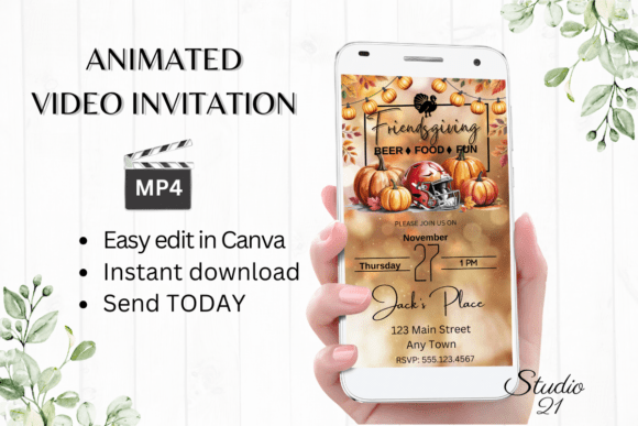 Friendsgiving Invitation (Thanksgiving)