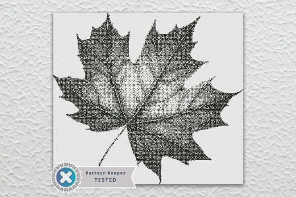 Monochrome Cross Stitch Pattern PDF