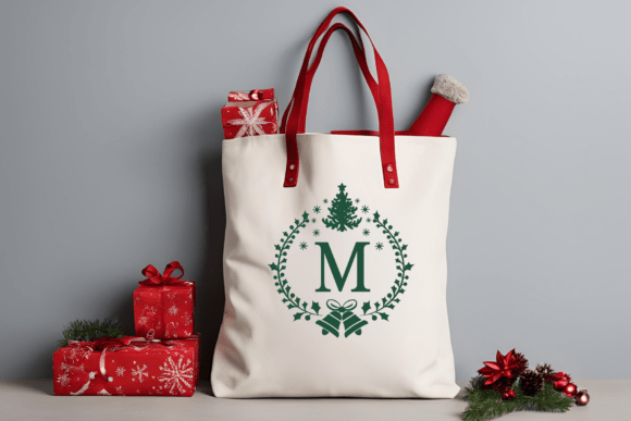 Noel Elegance Monogram Font PNG with transparent background - Preview 6