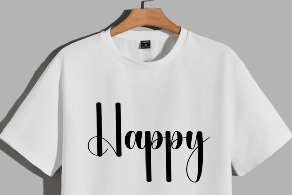 Santa Handwriting Font PNG with transparent background - Preview 1