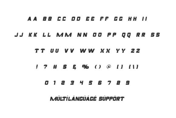 Satria Planet Font PNG with transparent background - Preview 4