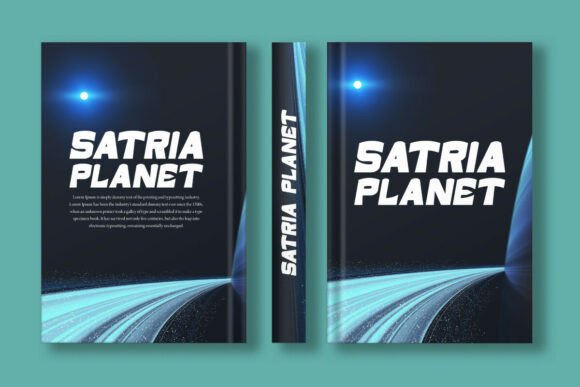 Satria Planet Font PNG with transparent background - Preview 5