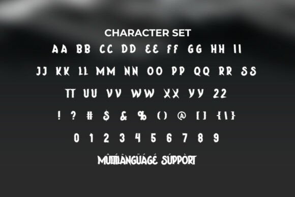 Scary Sky Font font preview - 4