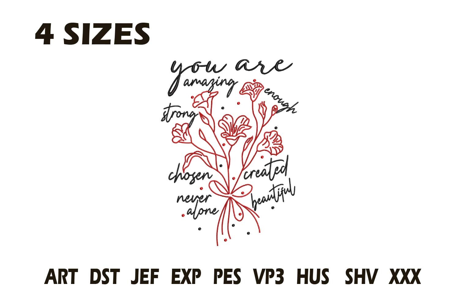 You Are Amazing Embroidery Design