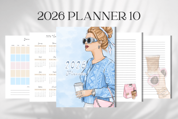 2026 Planner Design 3 digital planner cover