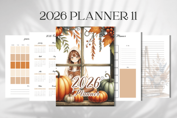 2026 Planner Design 4 digital planner cover
