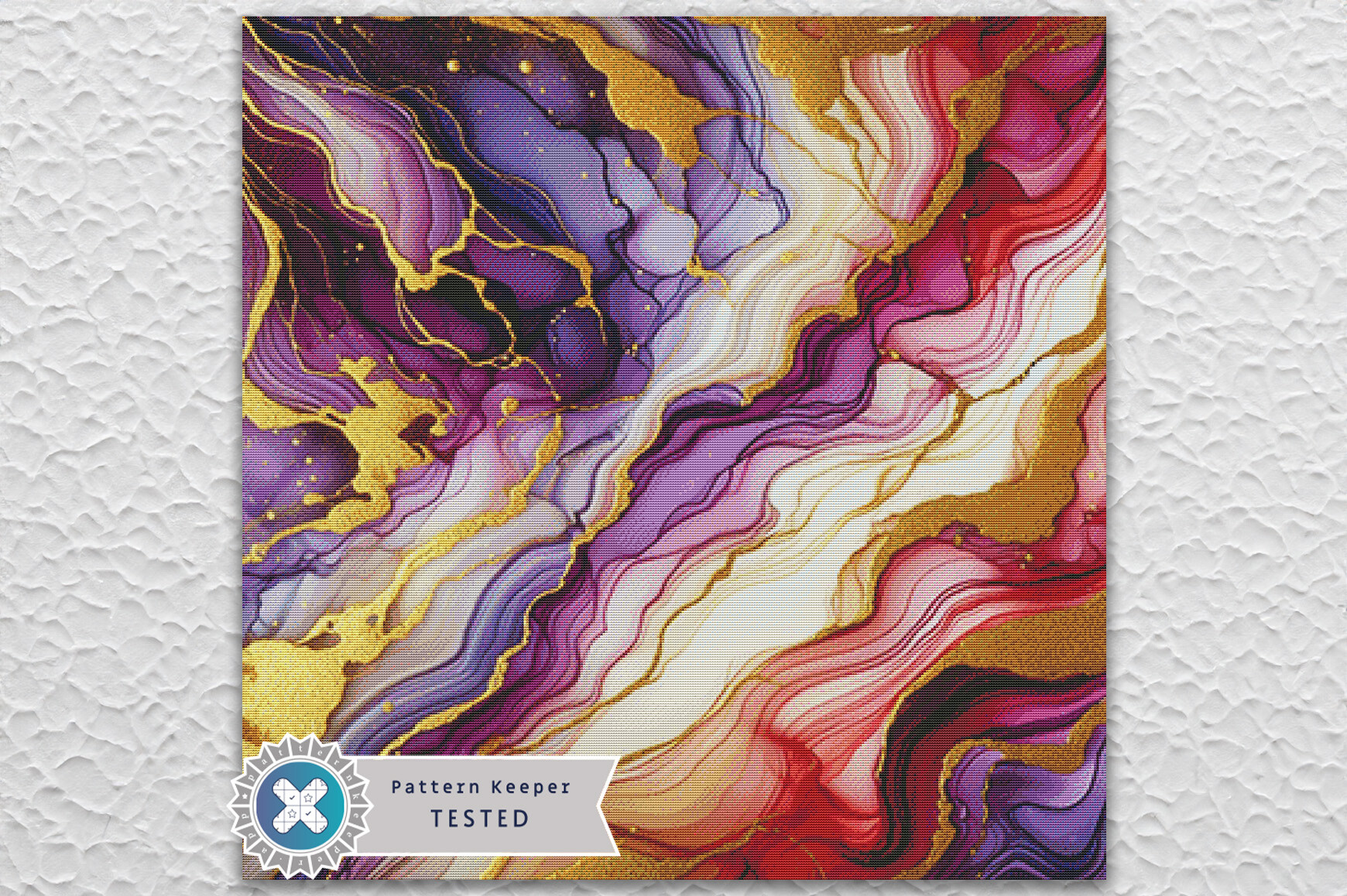 Abstract Cross Stitch Pattern PDF