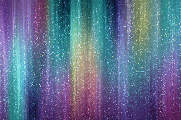 Aurora Gradient Glitter Background